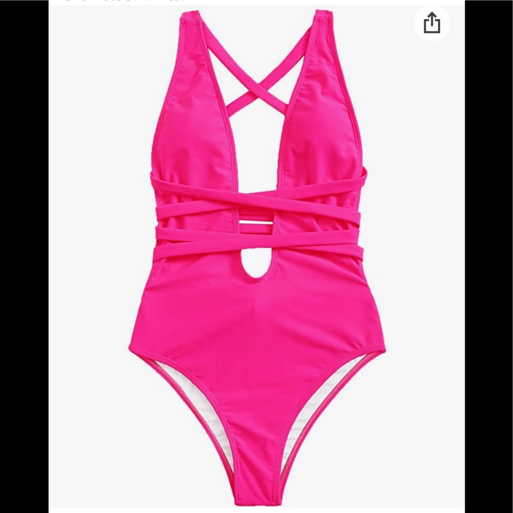 Sexy Criss Cross Tie Knot Front Deep V Open Back